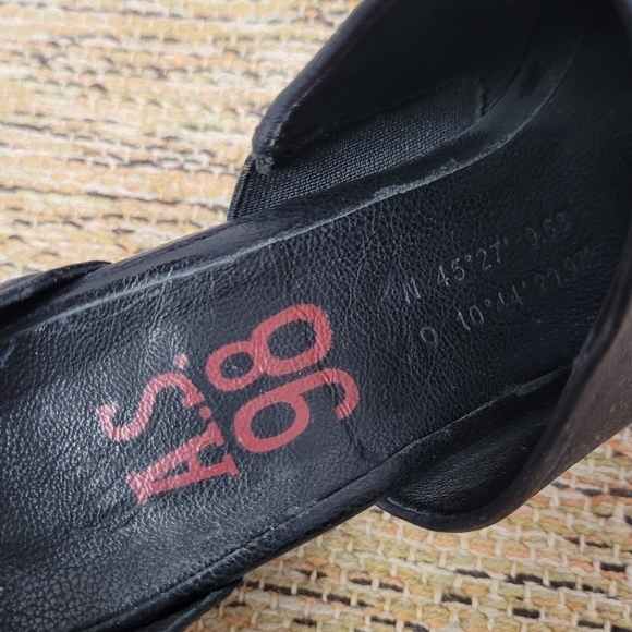 A.S. 98 Strappy Leather Heeled Mule - Picture 7 of 11